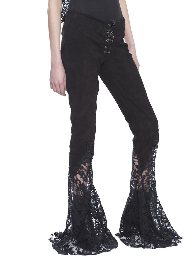 suede pants by Selfnex