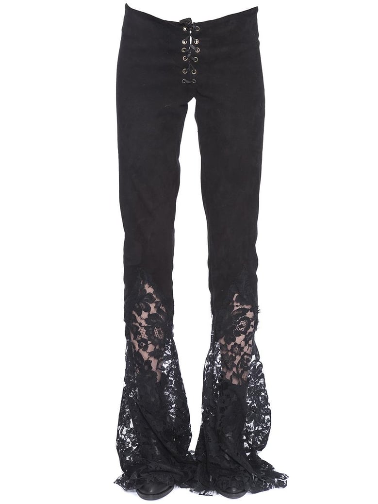 suede pants by Selfnex