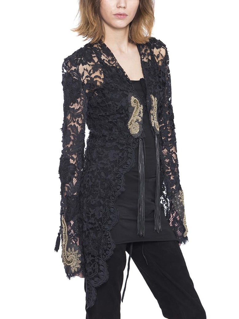 embroidered shirt by Selfnex