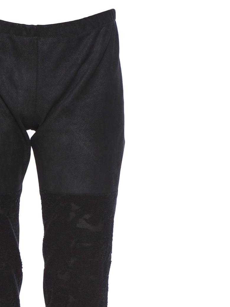 leather leggins with lace by Selfnex