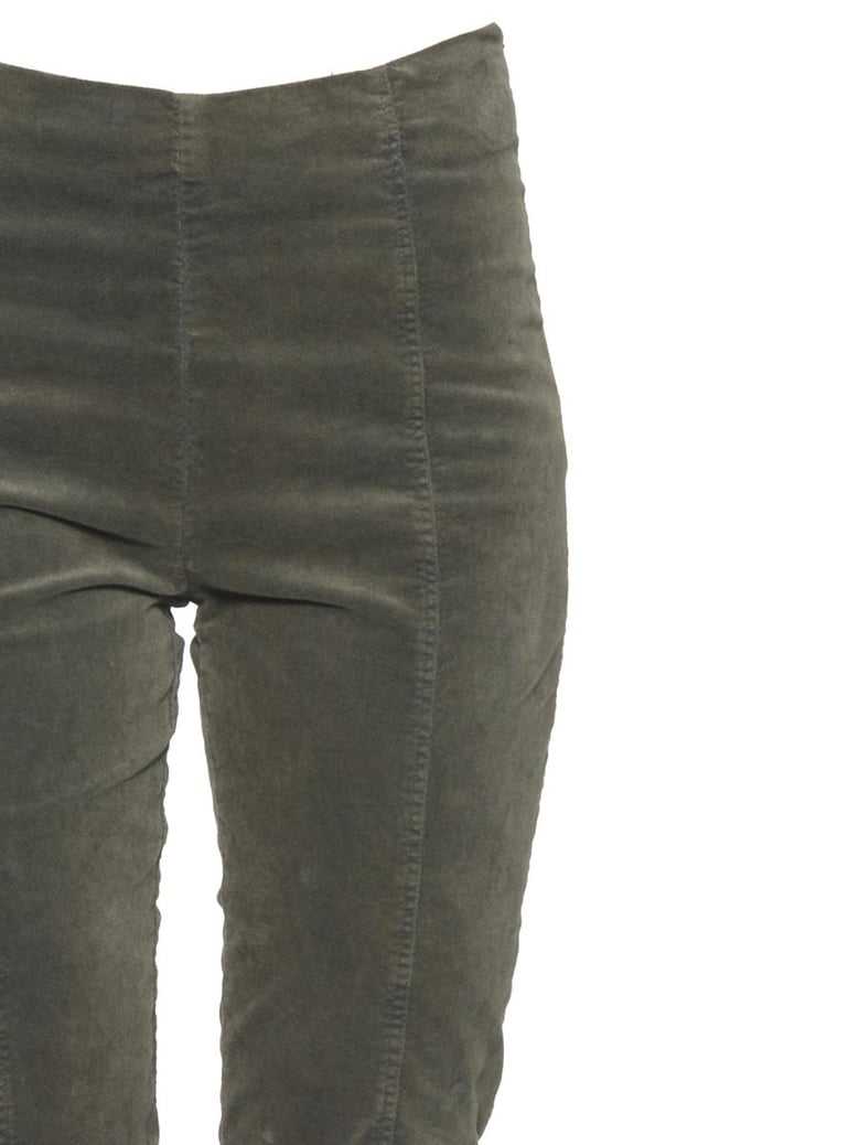 stretch cotton slim pants by Selfnex