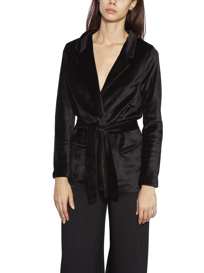 jacket with chenille belt by Selfnex