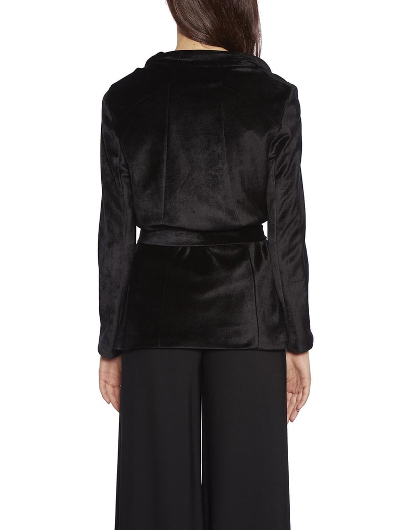 jacket with chenille belt by Selfnex