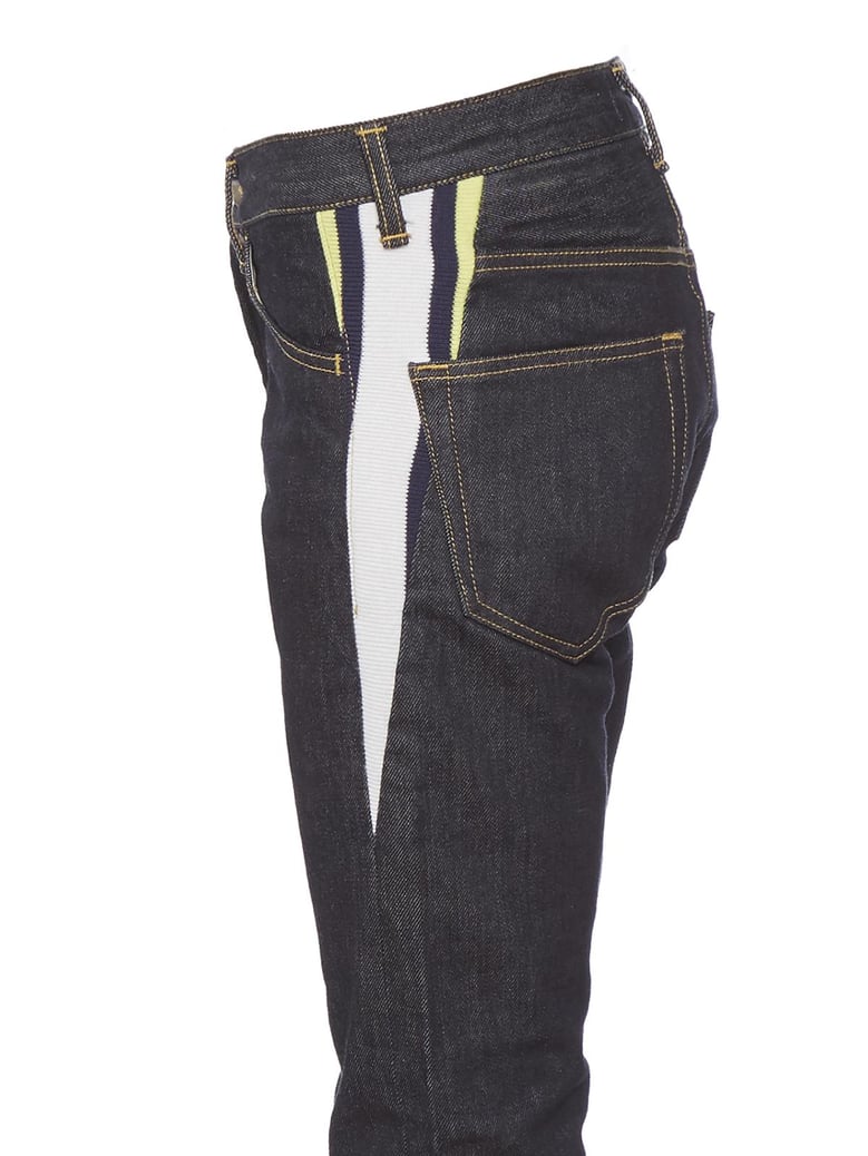 jeans with coloured sideband by Selfnex