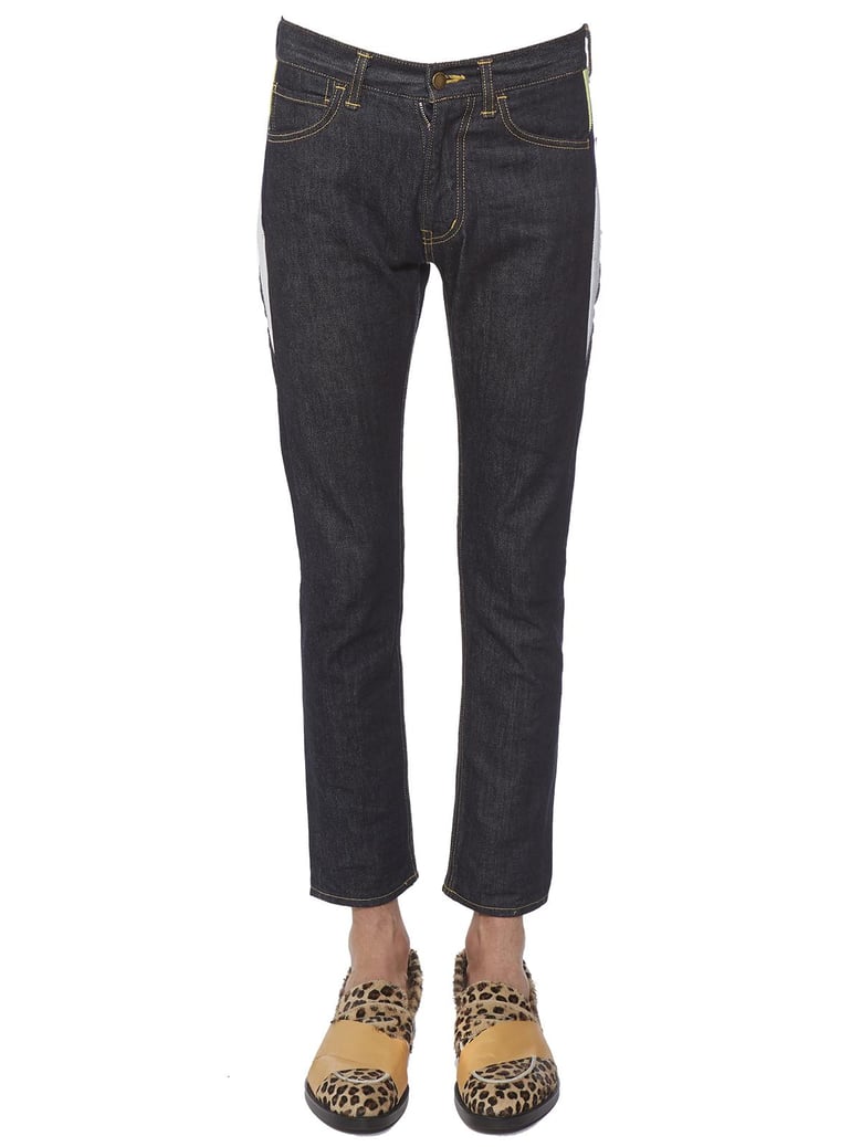 jeans with coloured sideband by Selfnex