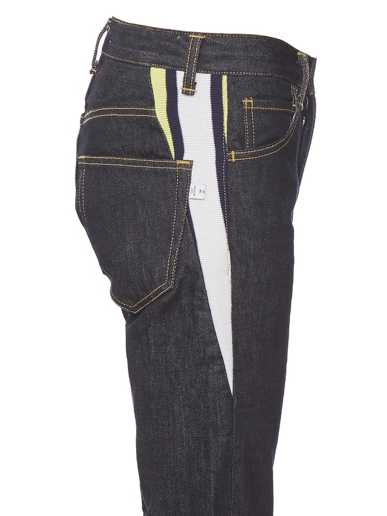 jeans with coloured sideband by Selfnex