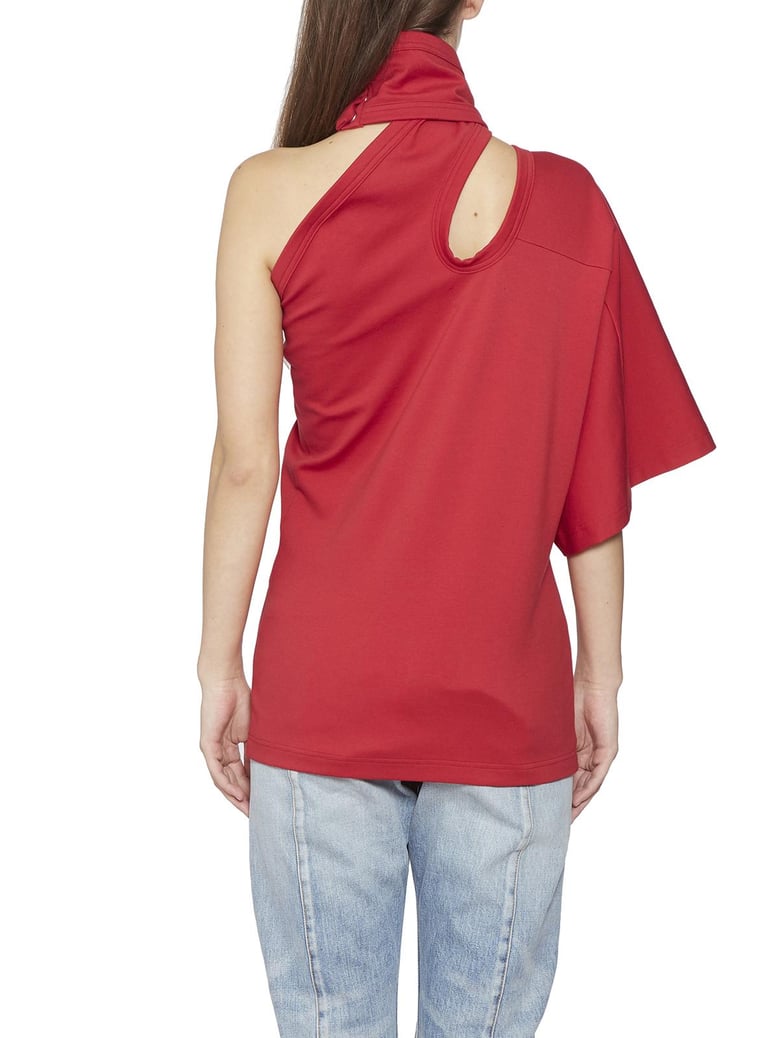 one-shoulder cotton top by Selfnex