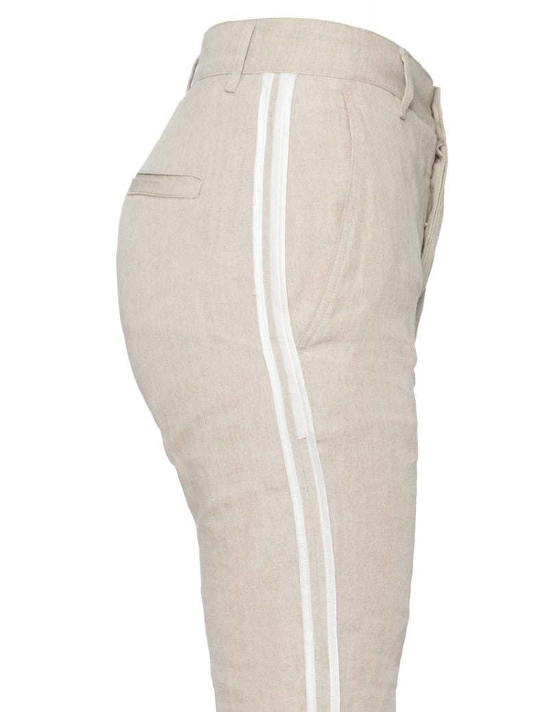 regular linen pants by Selfnex