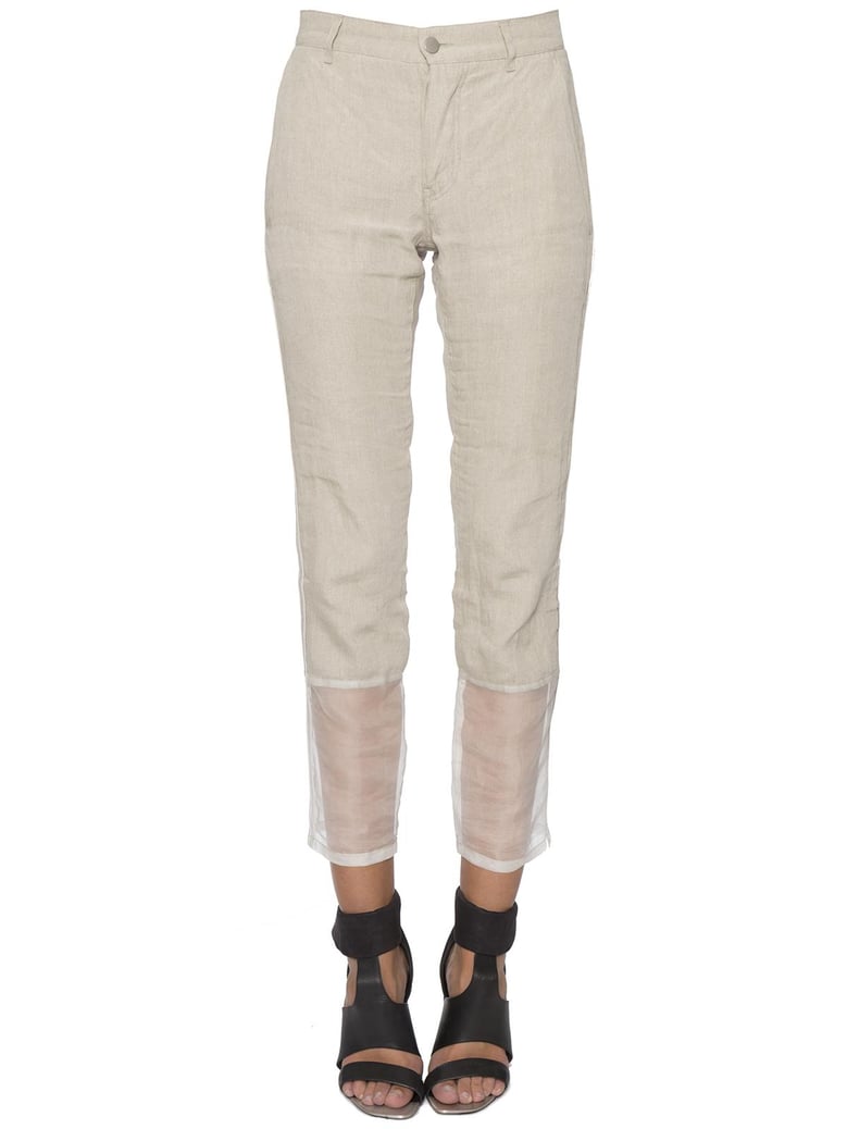 regular linen pants by Selfnex