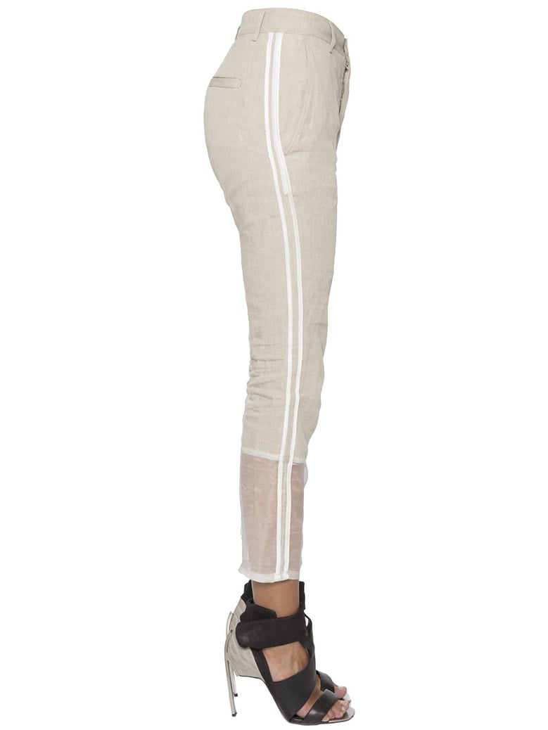 regular linen pants by Selfnex