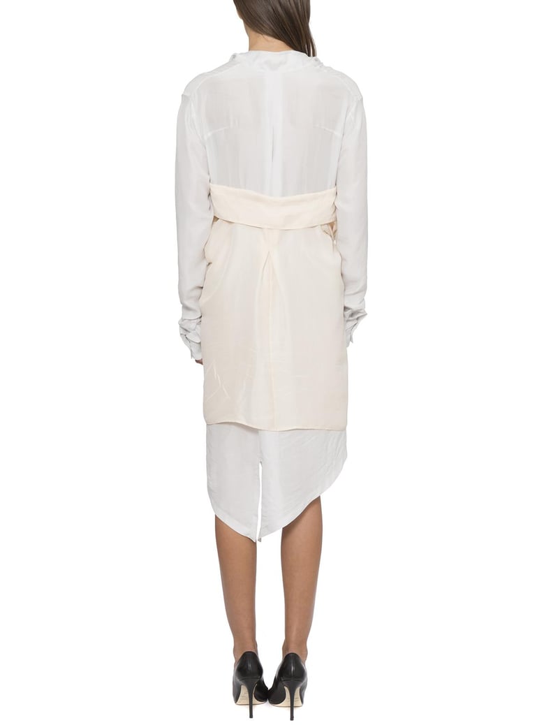 dubbed silk dress by Selfnex