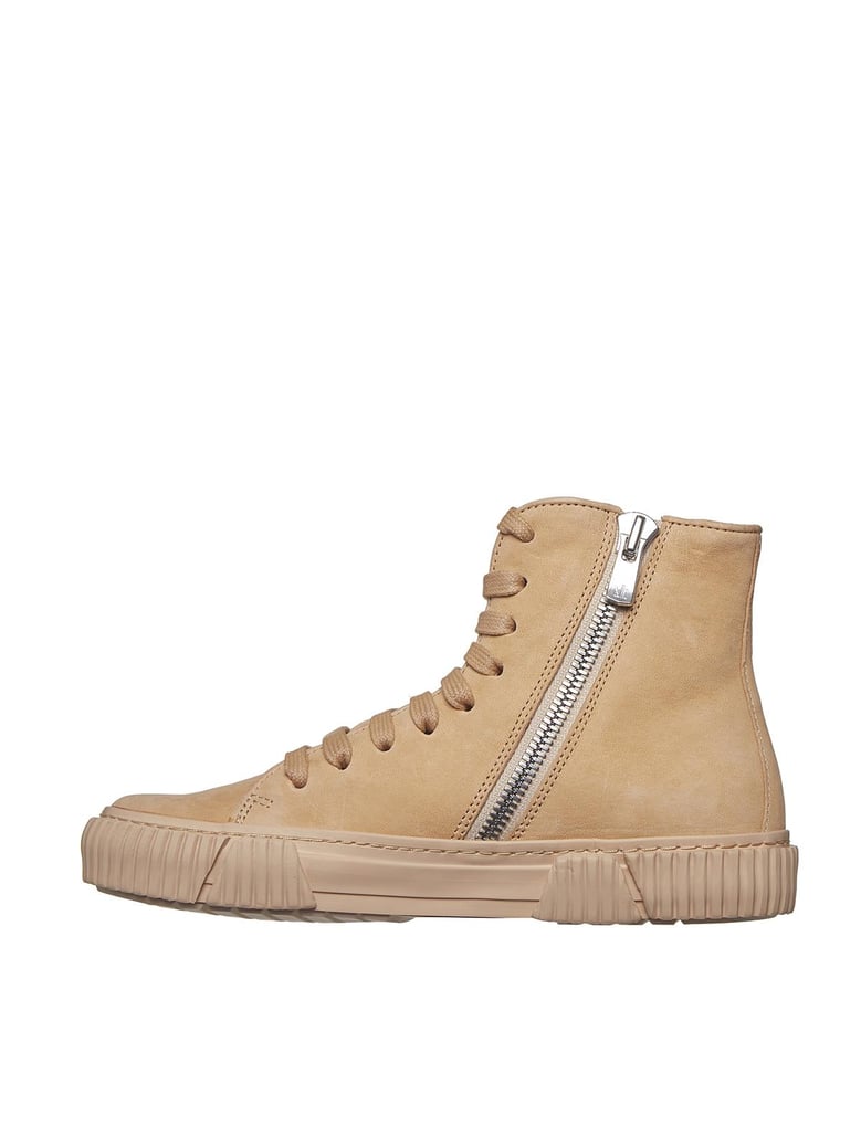 laced high sneaker with zip by Selfnex