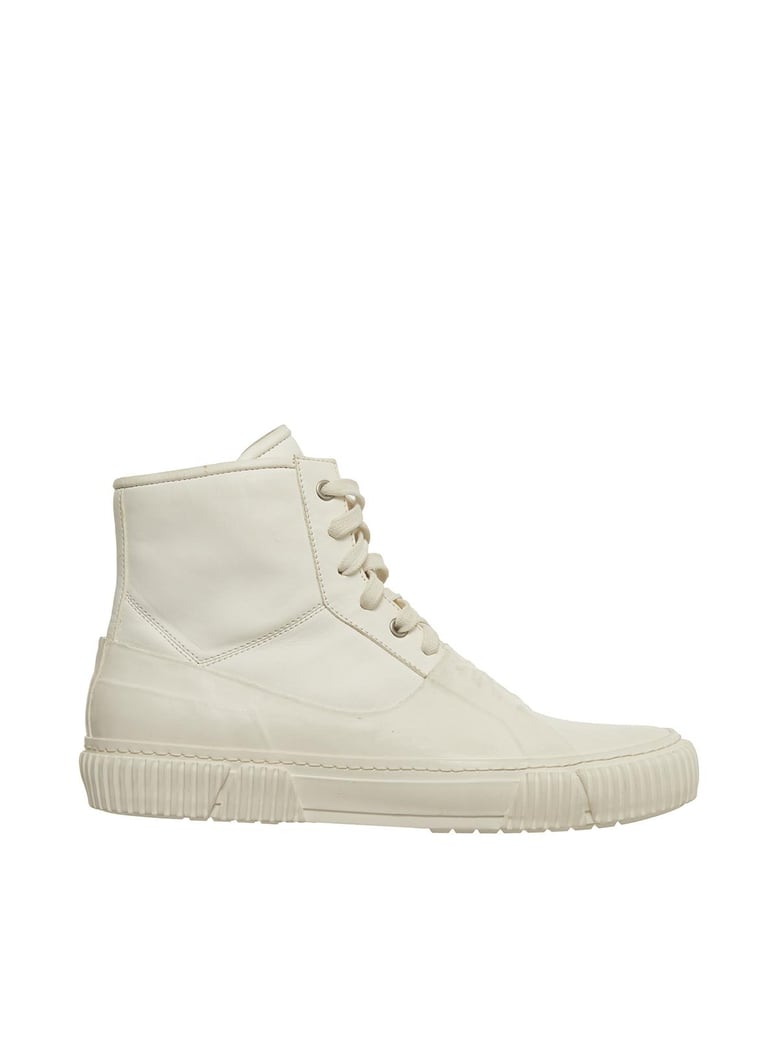 leather high sneaker with zip by Selfnex
