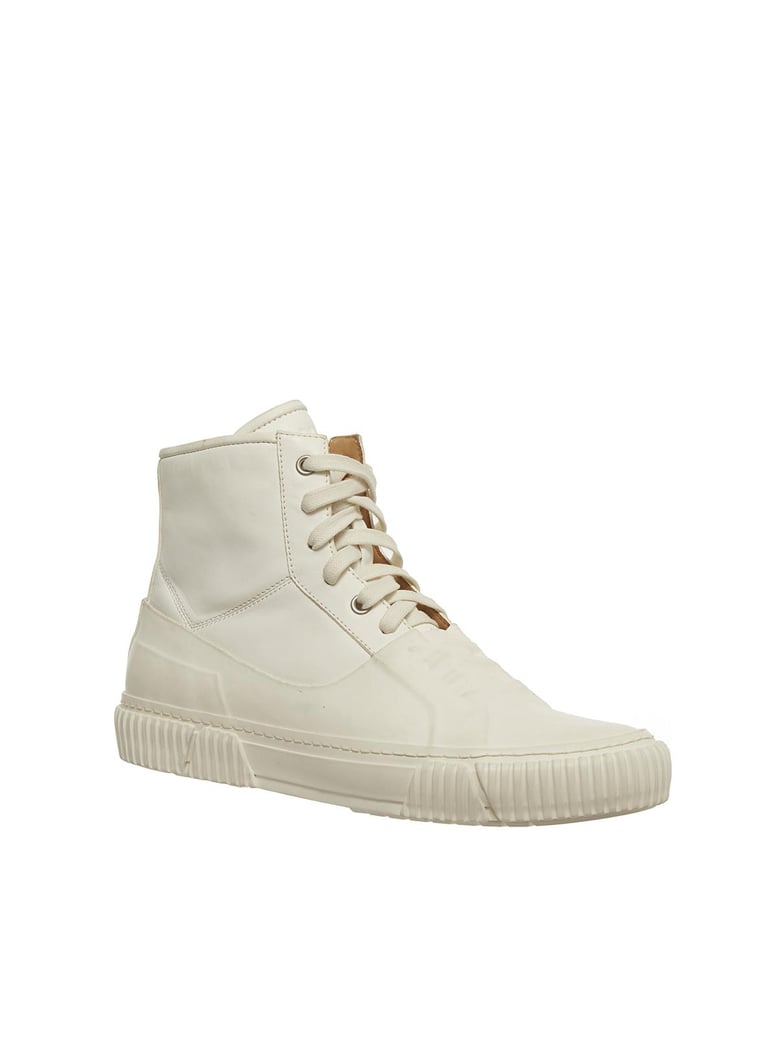 leather high sneaker with zip by Selfnex