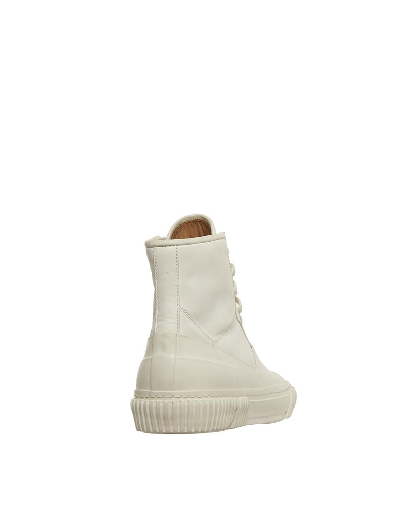 leather high sneaker with zip by Selfnex