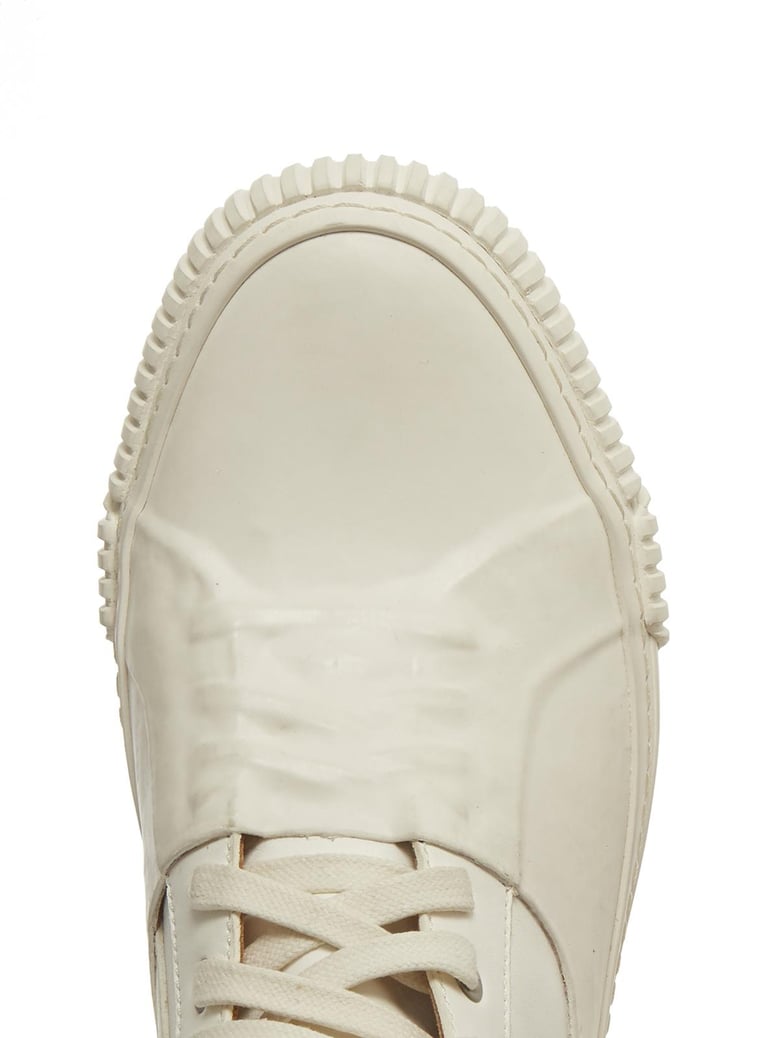 leather high sneaker with zip by Selfnex