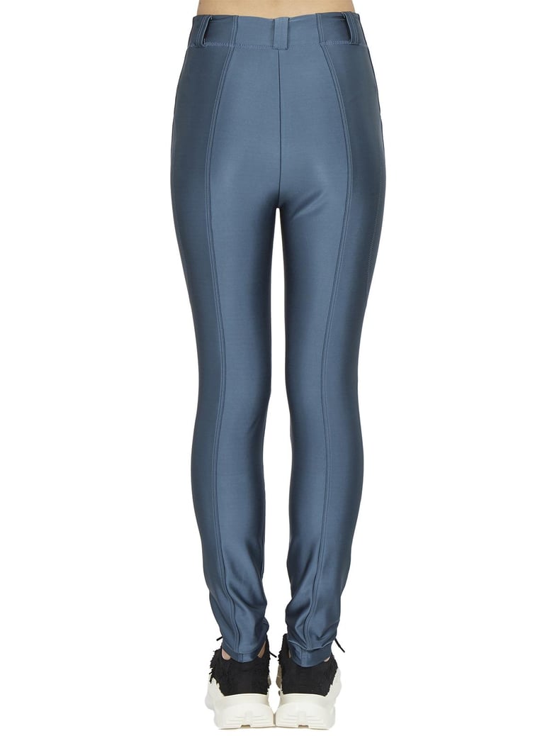 lace up foot leggings by Selfnex