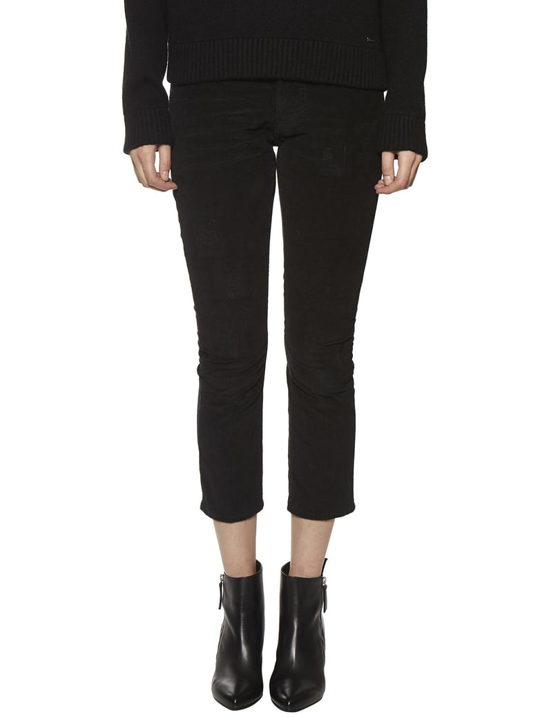 flared velvet trousers by Selfnex