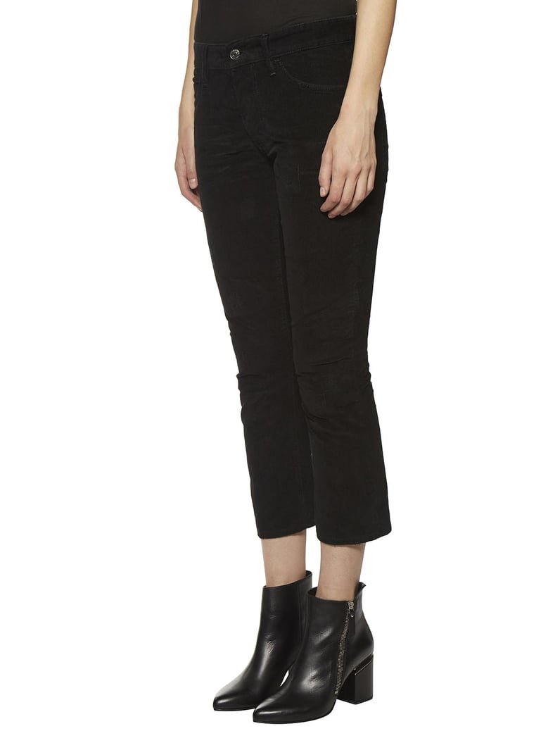 flared velvet trousers by Selfnex