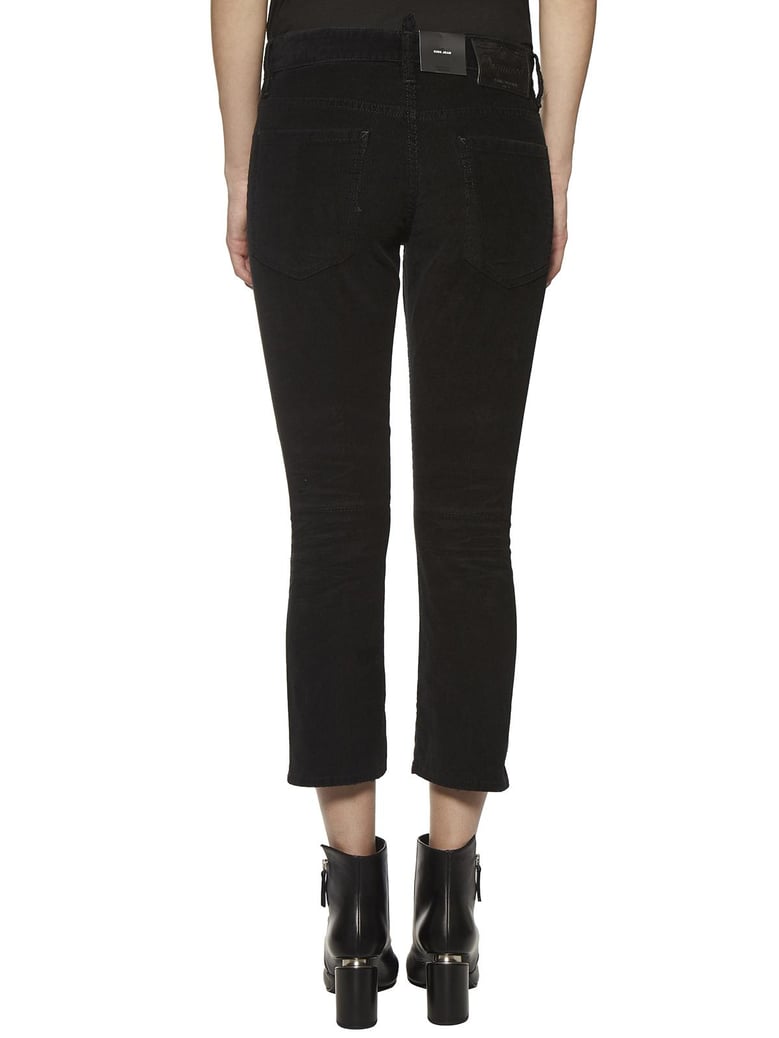flared velvet trousers by Selfnex