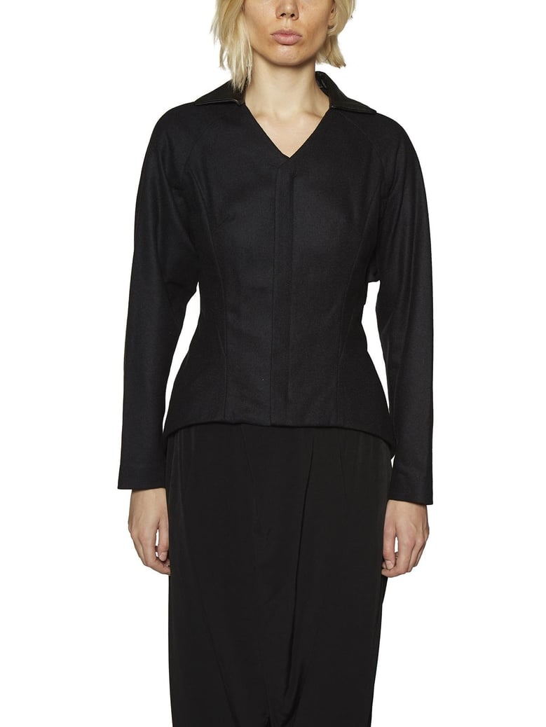 irregular wool jacket by Selfnex
