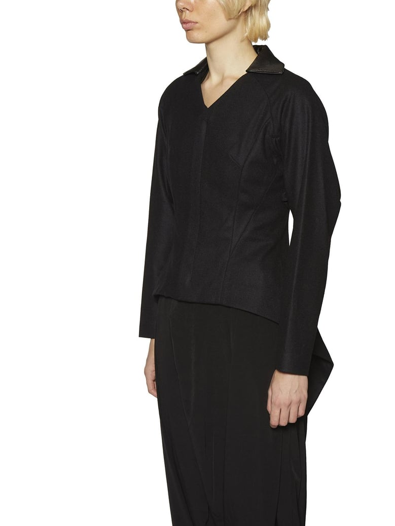 irregular wool jacket by Selfnex