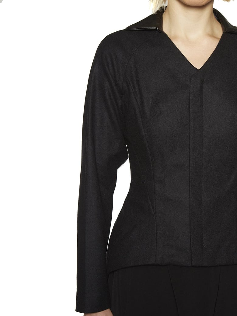 irregular wool jacket by Selfnex