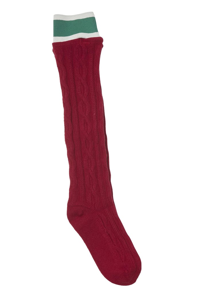 wool striped socks by Selfnex