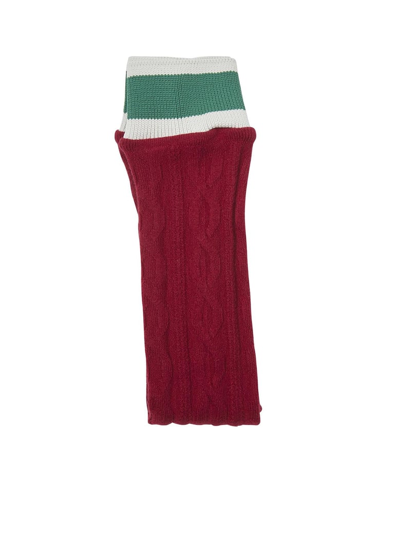 wool striped socks by Selfnex