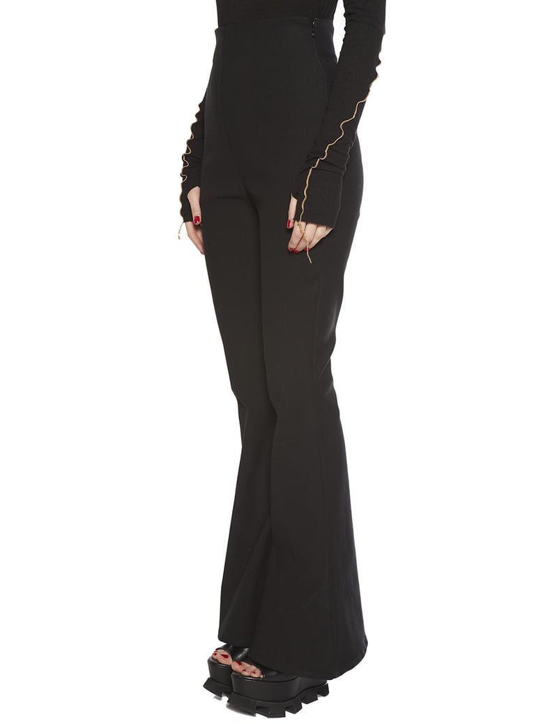 high waist flared trousers by Selfnex