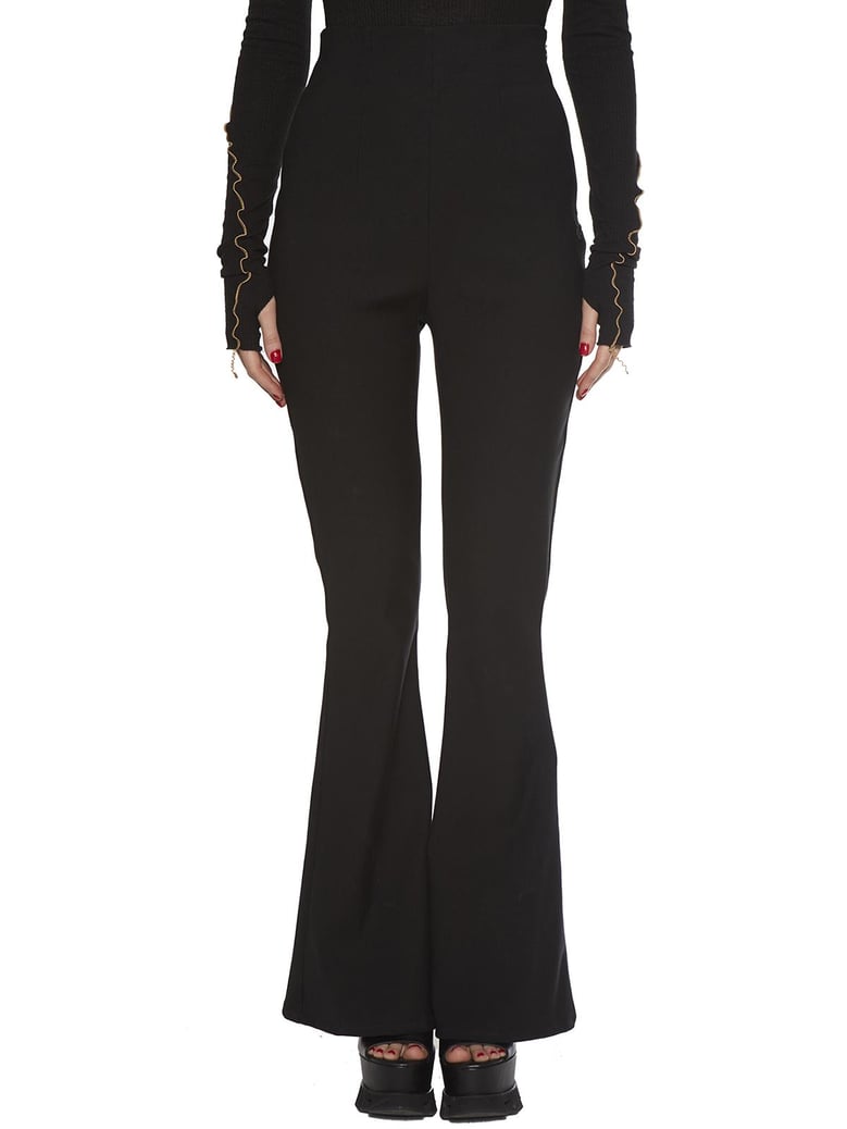 high waist flared trousers by Selfnex