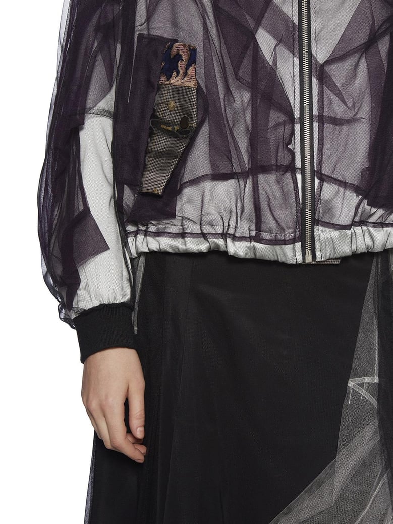 satin and tulle bomber by Selfnex