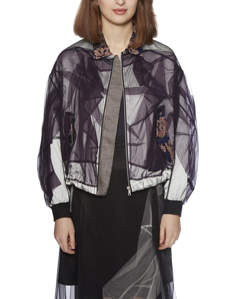 satin and tulle bomber by Selfnex