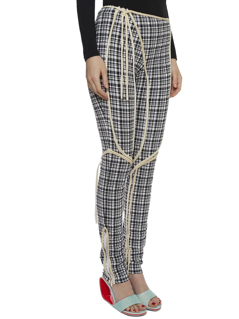 nylon trousers with patch by Selfnex