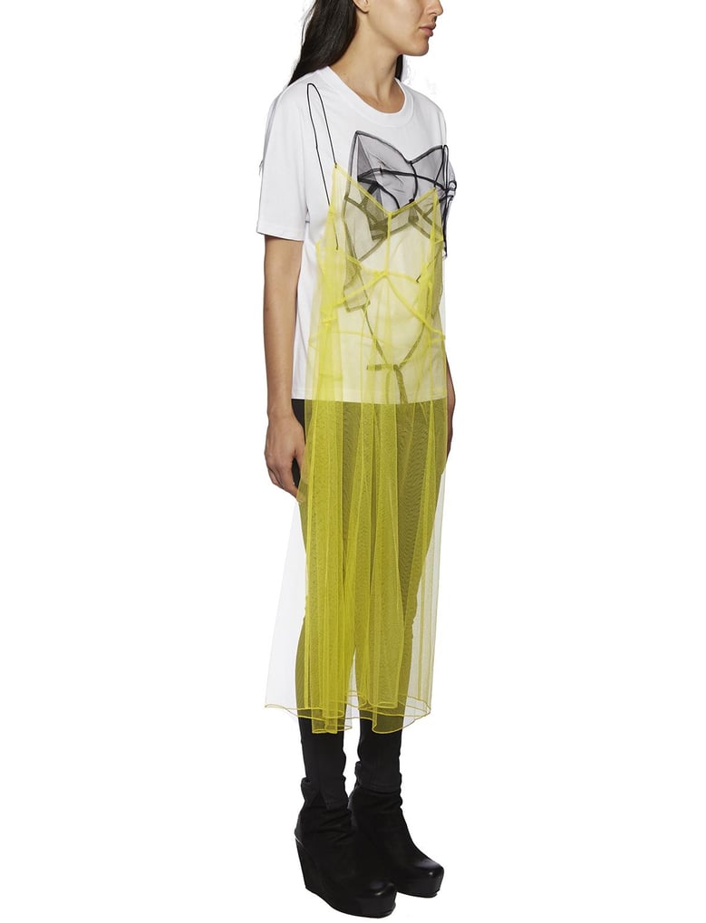 dress t-shirt in cotone e tulle by Selfnex