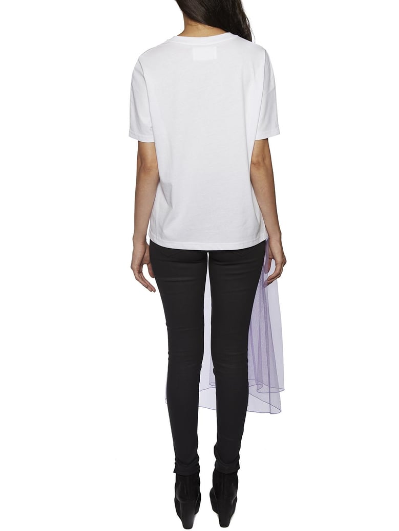 dress t-shirt in cotone e tulle by Selfnex