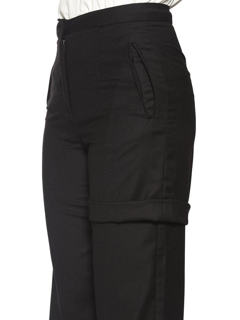 wool regular trousers by Selfnex