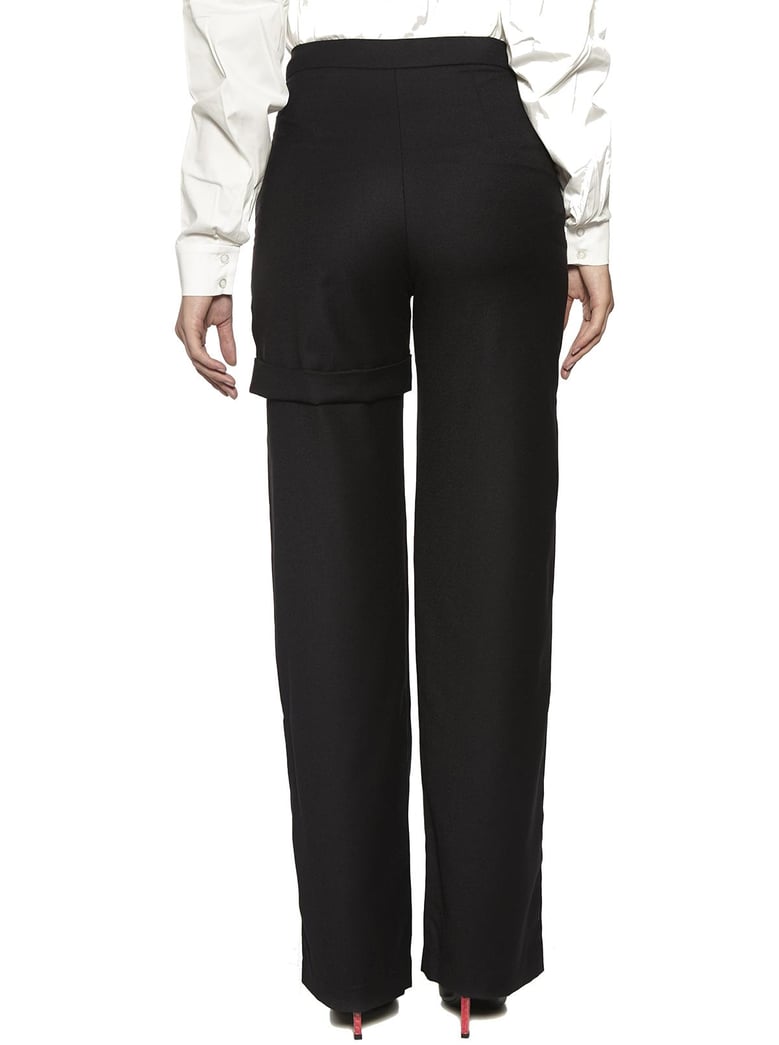 wool regular trousers by Selfnex