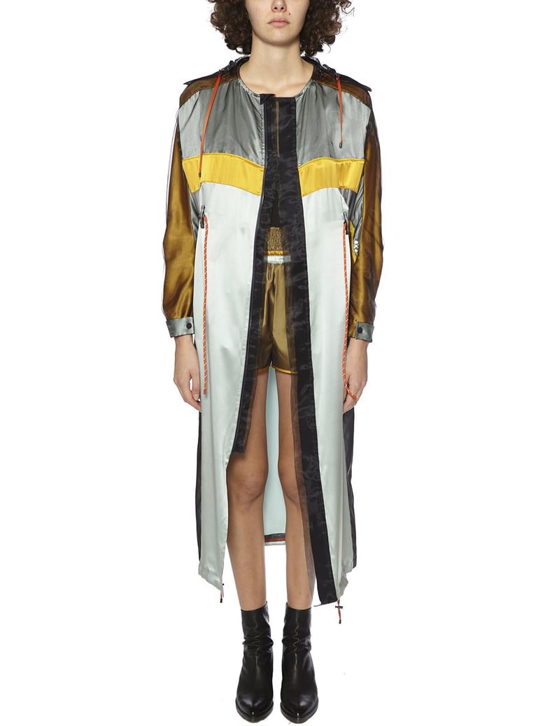 silk dust coat by Selfnex