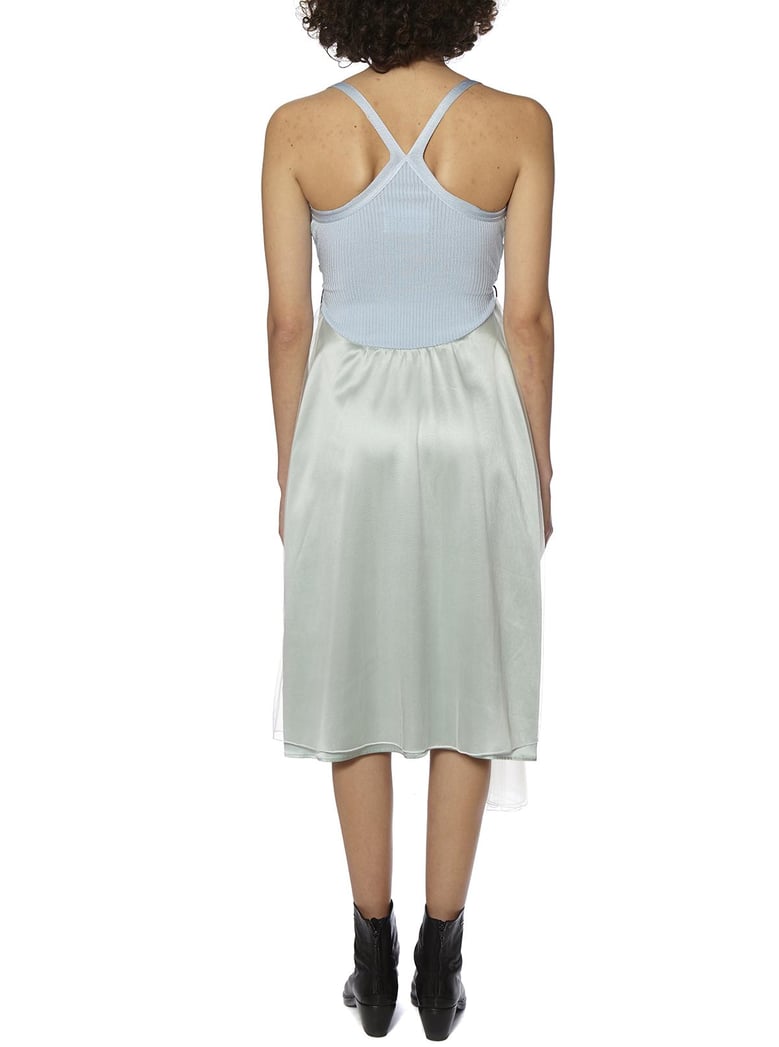 silk and organza long dress by Selfnex