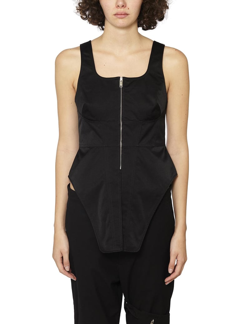 corset top with zip by Selfnex