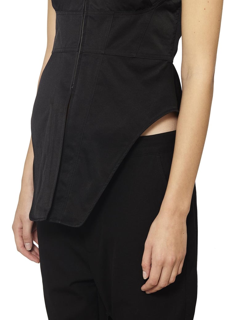 corset top with zip by Selfnex