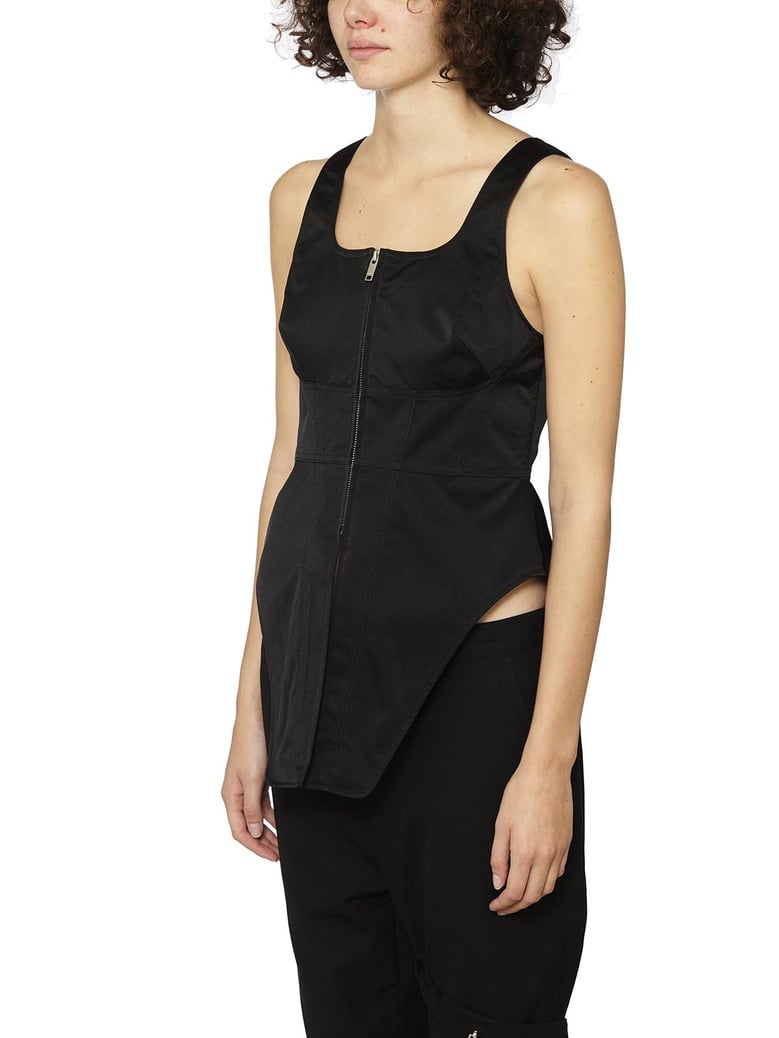 corset top with zip by Selfnex