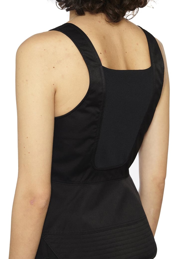 corset top with zip by Selfnex