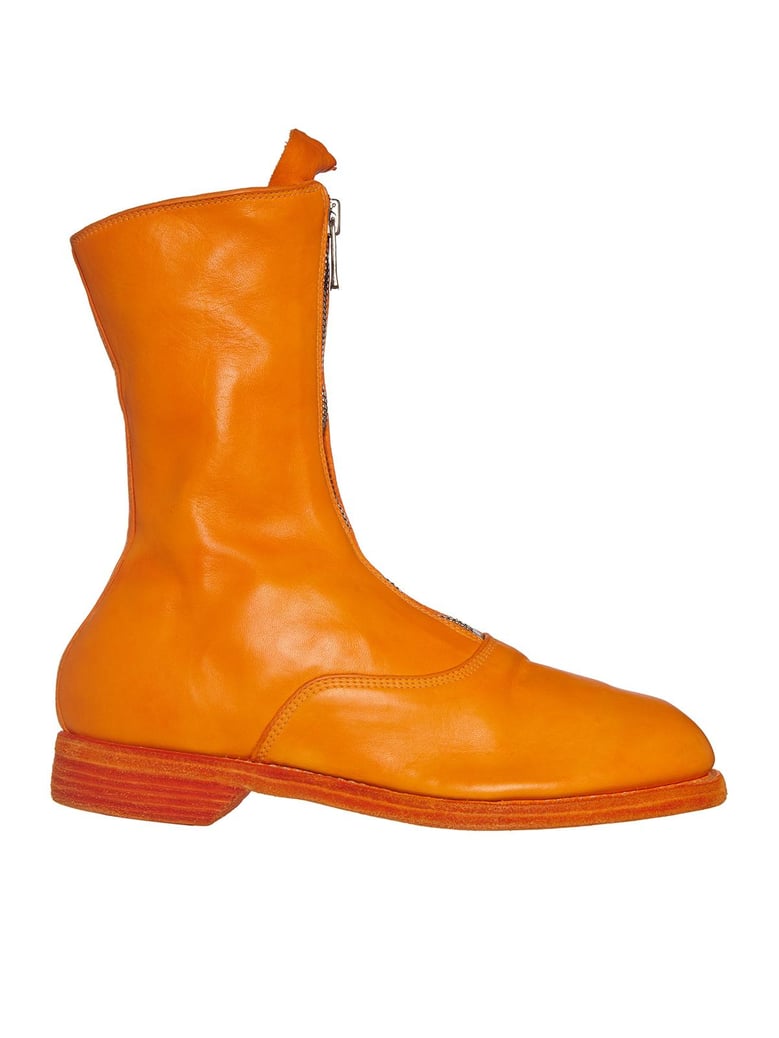 leather boots with zip by Selfnex
