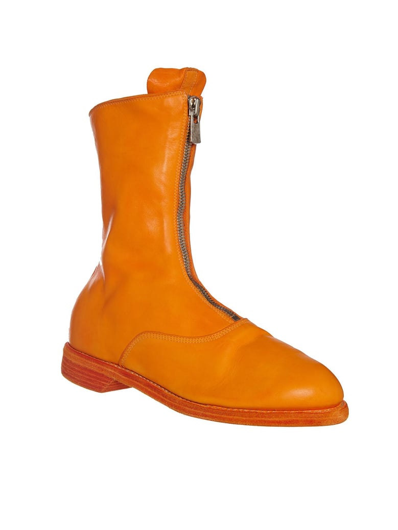 leather boots with zip by Selfnex
