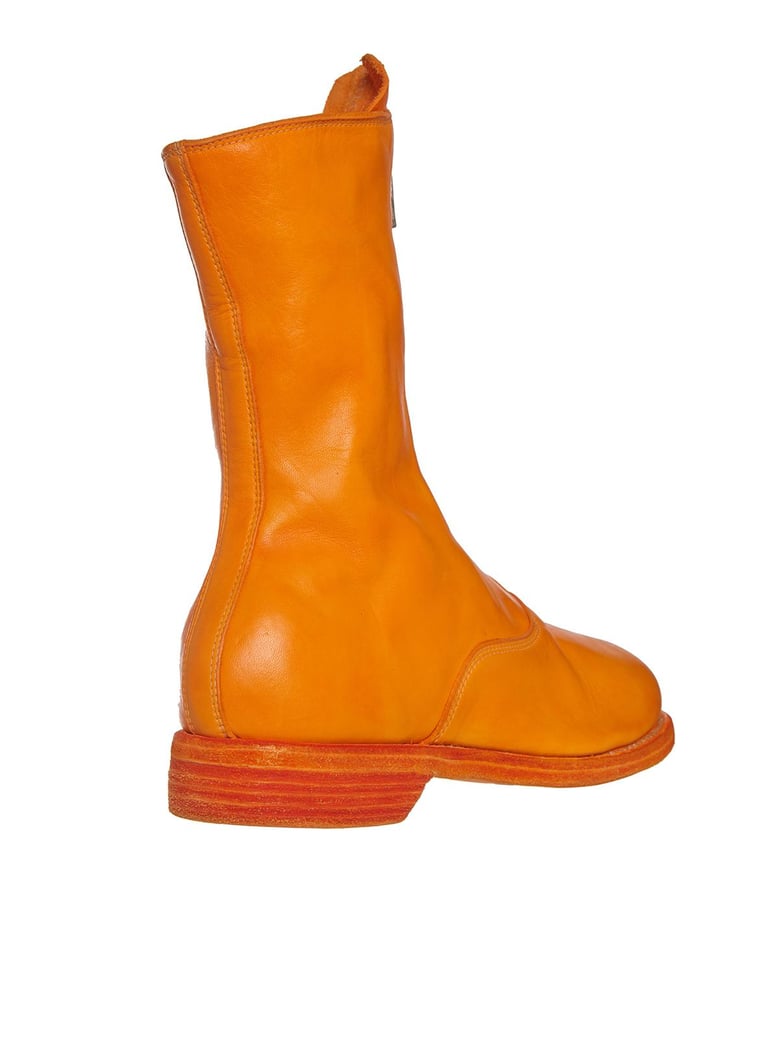leather boots with zip by Selfnex