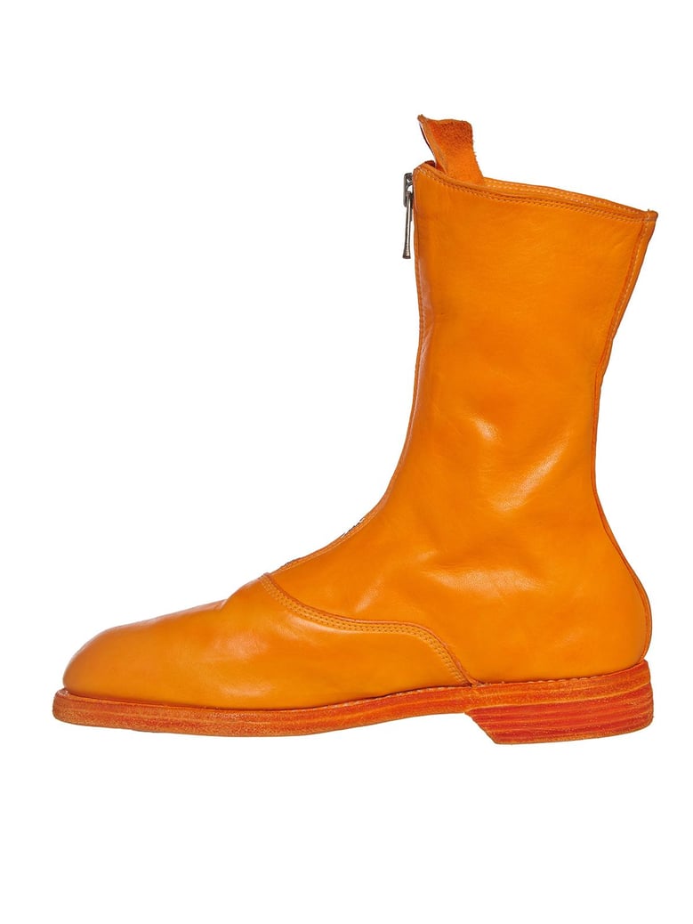 leather boots with zip by Selfnex