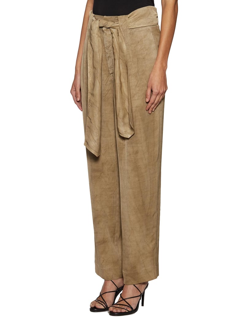 soft pants with belt by Selfnex