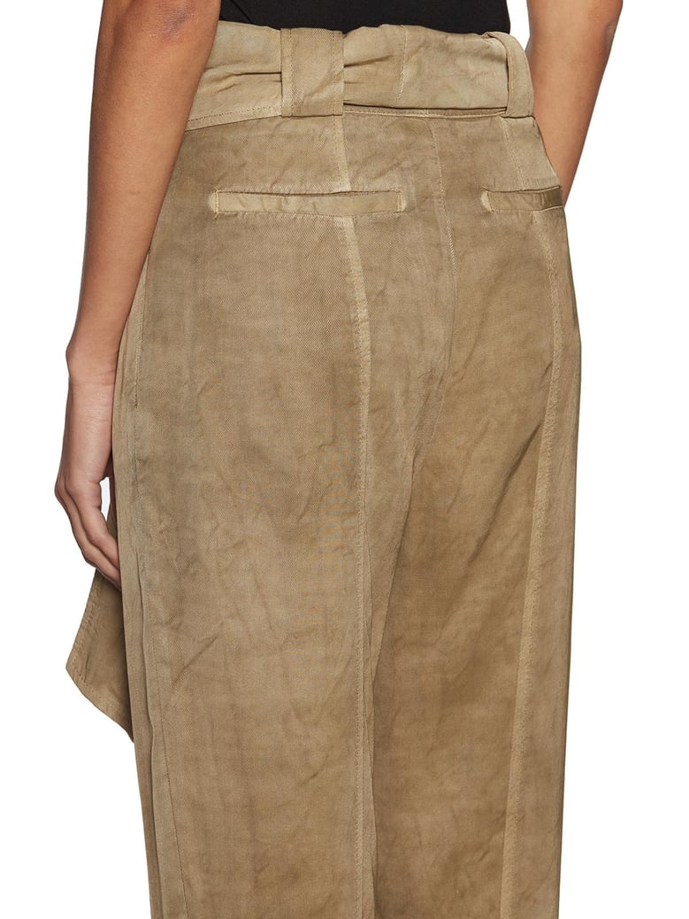 soft pants with belt by Selfnex